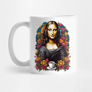 mona lisa coffee time Mug